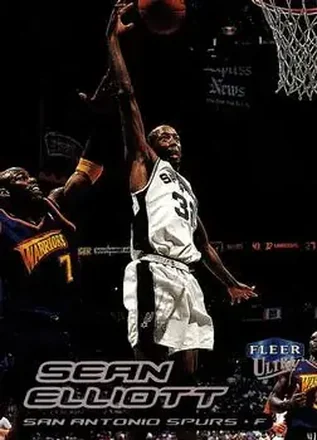 1999-00 Ultra #121 - Sean Elliott - San Antonio Spurs 1999-00 Ultra #121 - Sean Elliott - San Antonio Spurs
