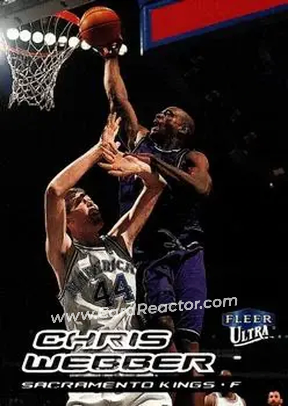 1999-00 Ultra #124 - Chris Webber - Sacramento Kings - Front 1999-00 Ultra #124 - Chris Webber - Sacramento Kings - Front