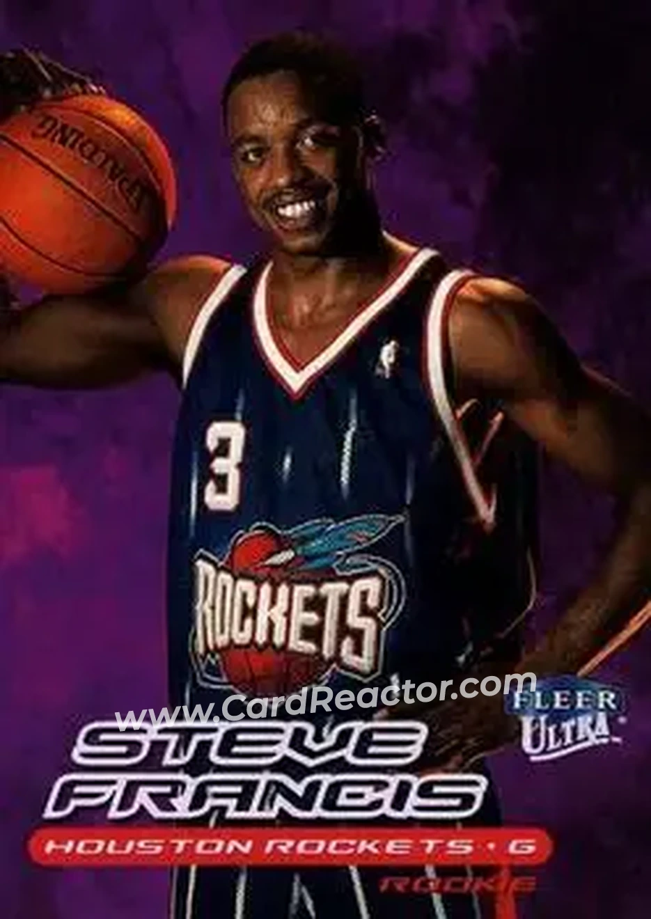 1999-00 Ultra #126 - Steve Francis - Houston Rockets - Front