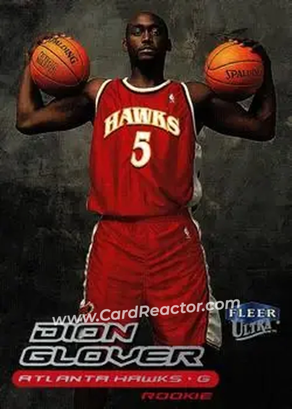 1999-00 Ultra #133 - Dion Glover - Atlanta Hawks - Front