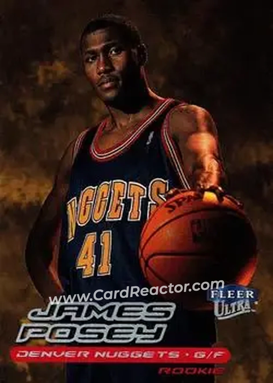 1999-00 Ultra #134 - James Posey - Denver Nuggets - Front