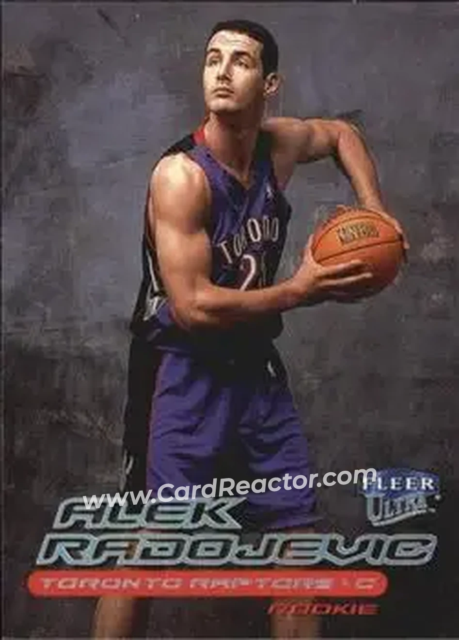 1999-00 Ultra #136 - Aleksandar Radojević - Toronto Raptors - Front