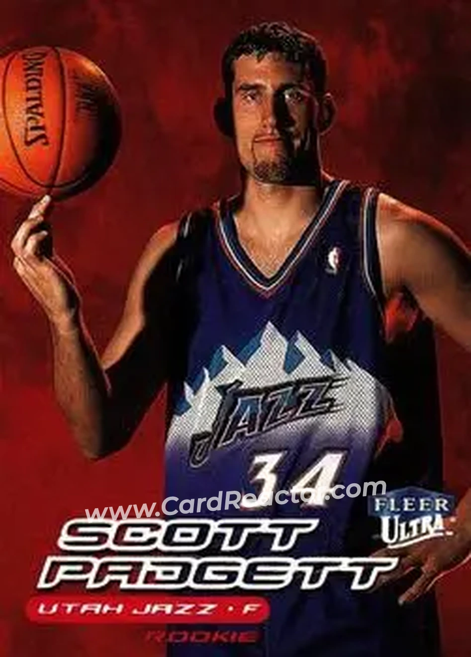 1999-00 Ultra #138 - Scott Padgett - Utah Jazz - Front