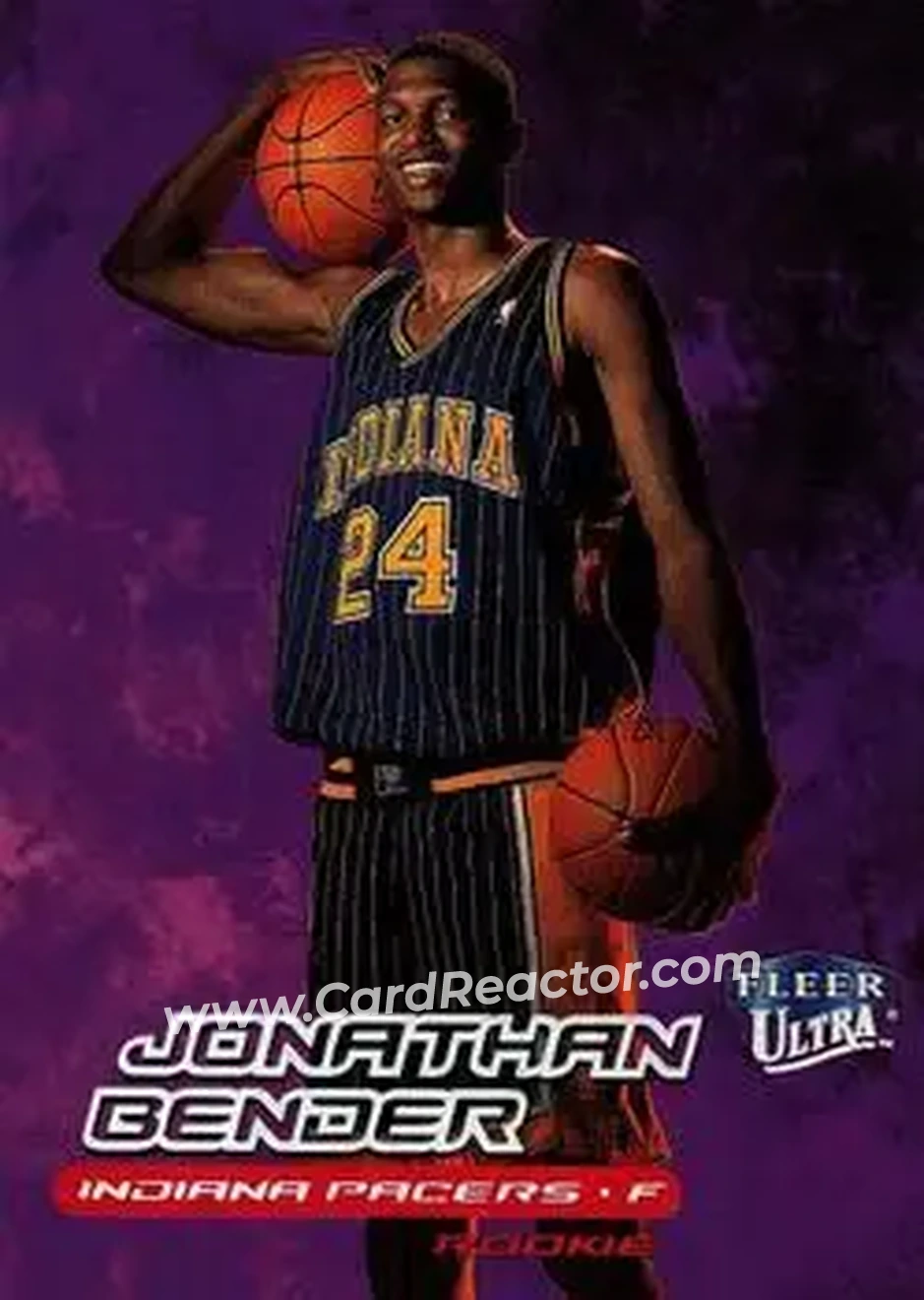 1999-00 Ultra #140 - Jonathan Bender - Indiana Pacers - Front