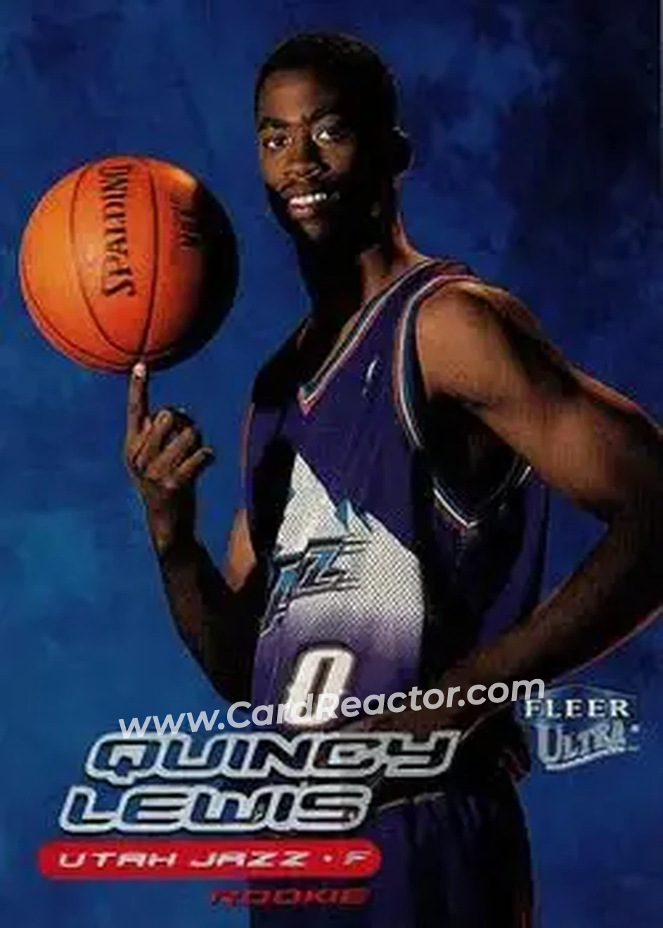 1999-00 Ultra #143 - Quincy Lewis - Utah Jazz - Front