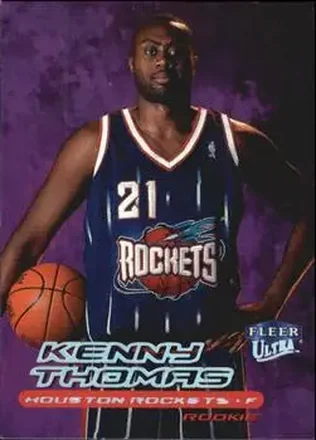 1999-00 Ultra #147 - Kenny Thomas - Houston Rockets 1999-00 Ultra #147 - Kenny Thomas - Houston Rockets