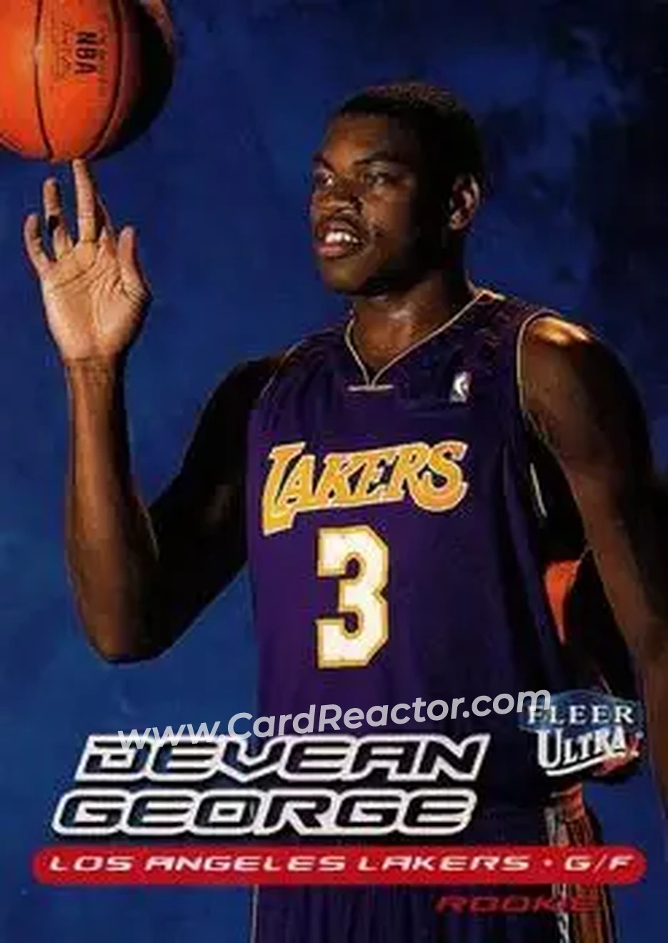 1999-00 Ultra #148 - Devean George - Los Angeles Lakers - Front