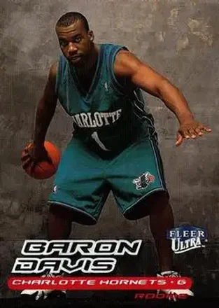 1999-00 Ultra #150 - Baron Davis - Charlotte Hornets 1999-00 Ultra #150 - Baron Davis - Charlotte Hornets