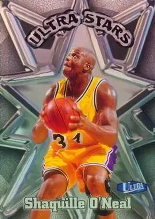 1997-98 Ultra - Ultra Stars #4 US - Shaquille O'Neal - Los Angeles Lakers