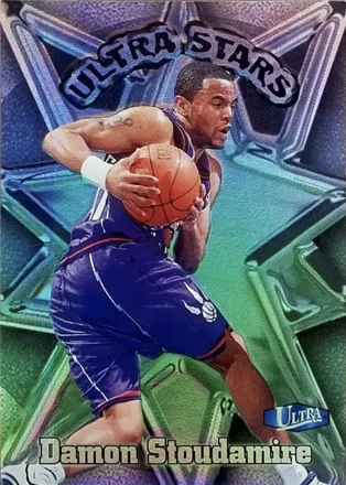 1997-98 Ultra - Ultra Stars #16 US - Damon Stoudamire - Toronto Raptors