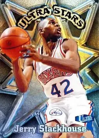 1997-98 Ultra - Ultra Stars #19 US - Jerry Stackhouse - Philadelphia 76ers