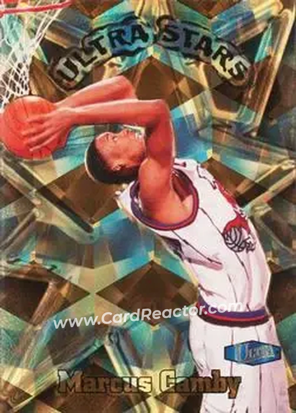 1997-98 Ultra - Ultra Stars Gold #6 US - Marcus Camby - Toronto Raptors - Front
