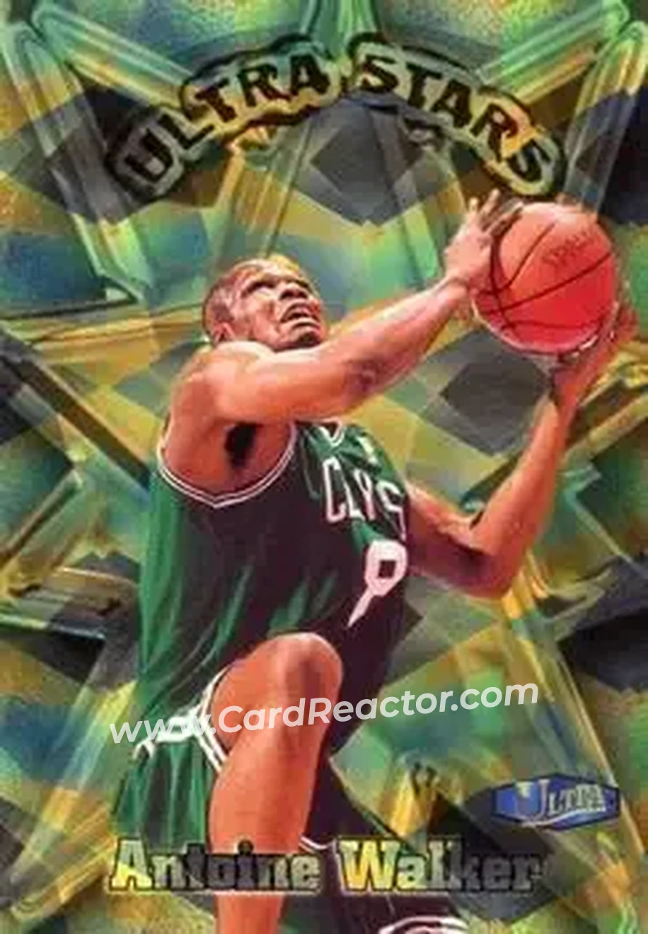 1997-98 Ultra - Ultra Stars Gold #14 US - Antoine Walker - Boston Celtics - Front 1997-98 Ultra - Ultra Stars Gold #14 US - Antoine Walker - Boston Celtics - Front
