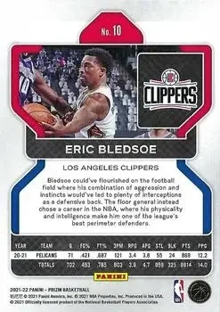 Back of Eric Bledsoe