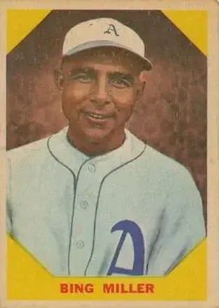 1960 Fleer Baseball Greats #39 - Edmund “Bing” Miller