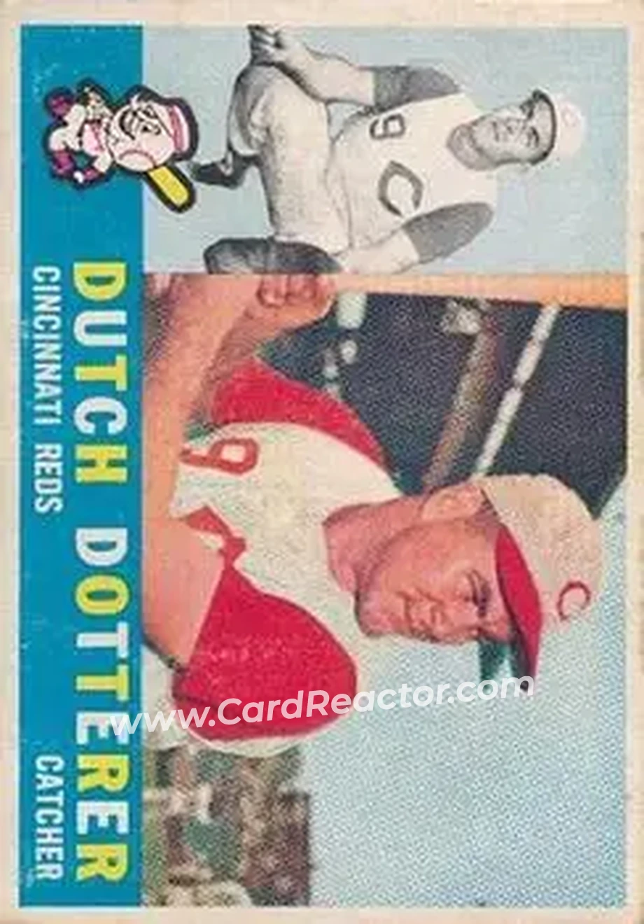 1960 Topps Venezuelan #21 - Dutch Dotterer - Cincinnati Reds - Front