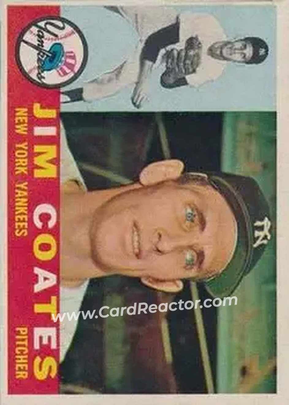 1960 Topps Venezuelan #51 - Jim Coates - New York Yankees - Front 1960 Topps Venezuelan #51 - Jim Coates - New York Yankees - Front