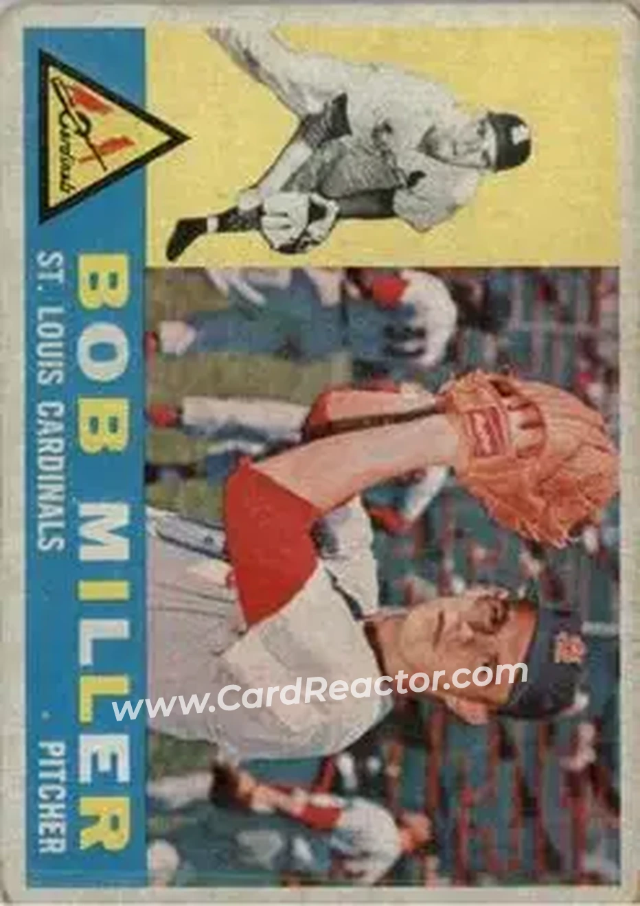 1960 Topps Venezuelan #101 - Bob Miller - St. Louis Cardinals - Front 1960 Topps Venezuelan #101 - Bob Miller - St. Louis Cardinals - Front