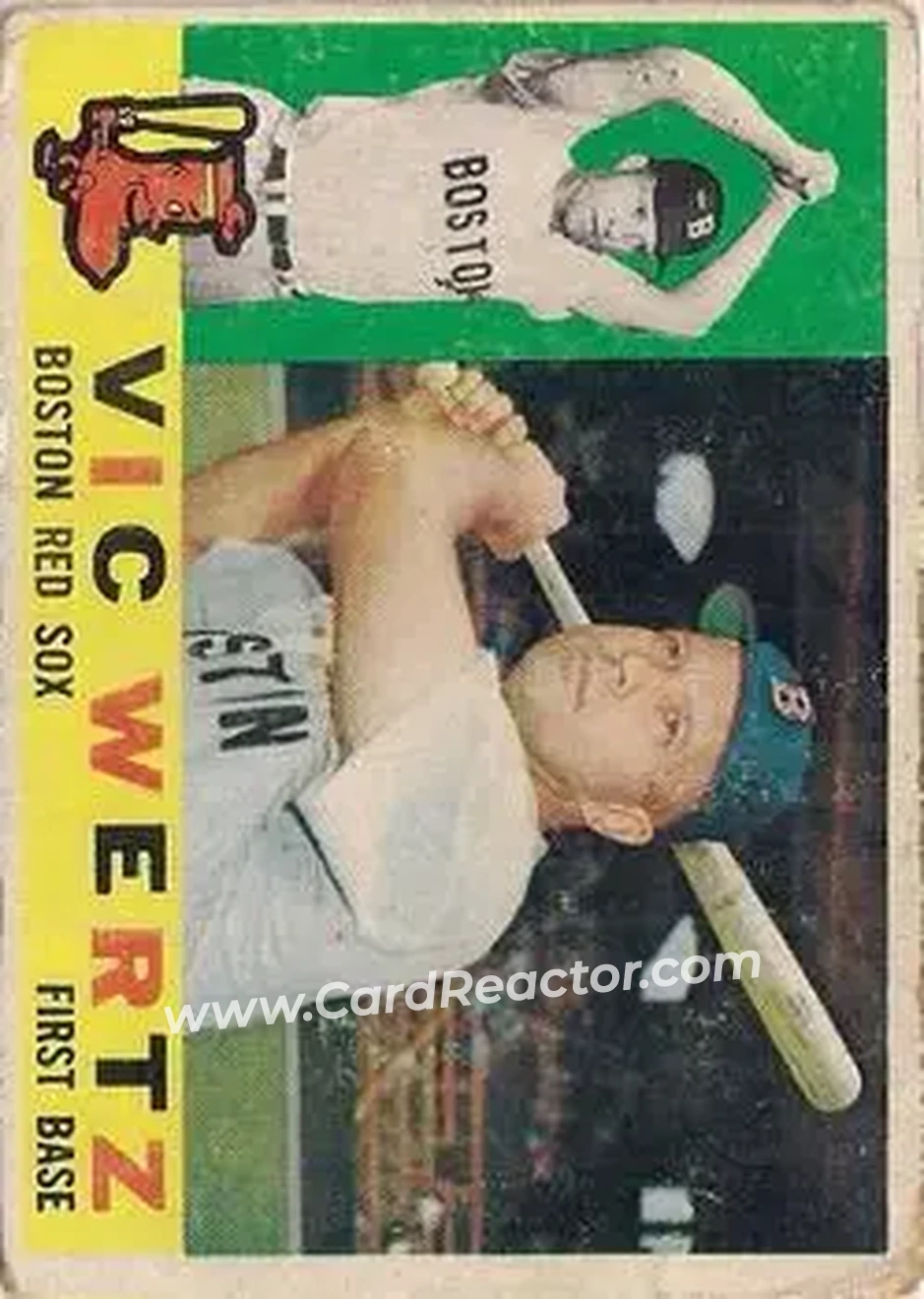 1960 Topps Venezuelan #111 - Vic Wertz - Boston Red Sox - Front