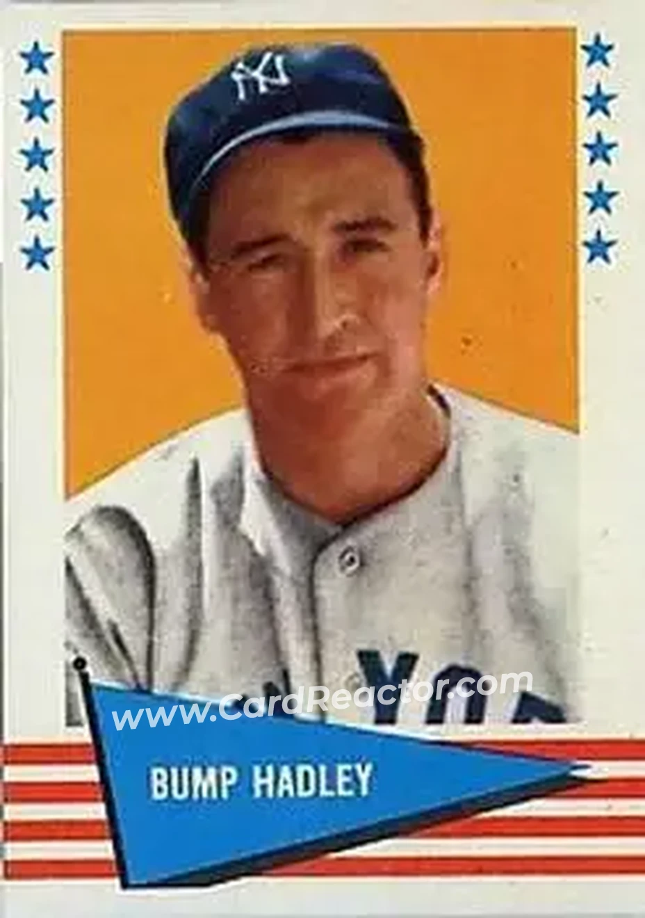 1961 Fleer Baseball Greats (F418-3) #111 - Irving “Bump” Hadley - New York Yankees - Front