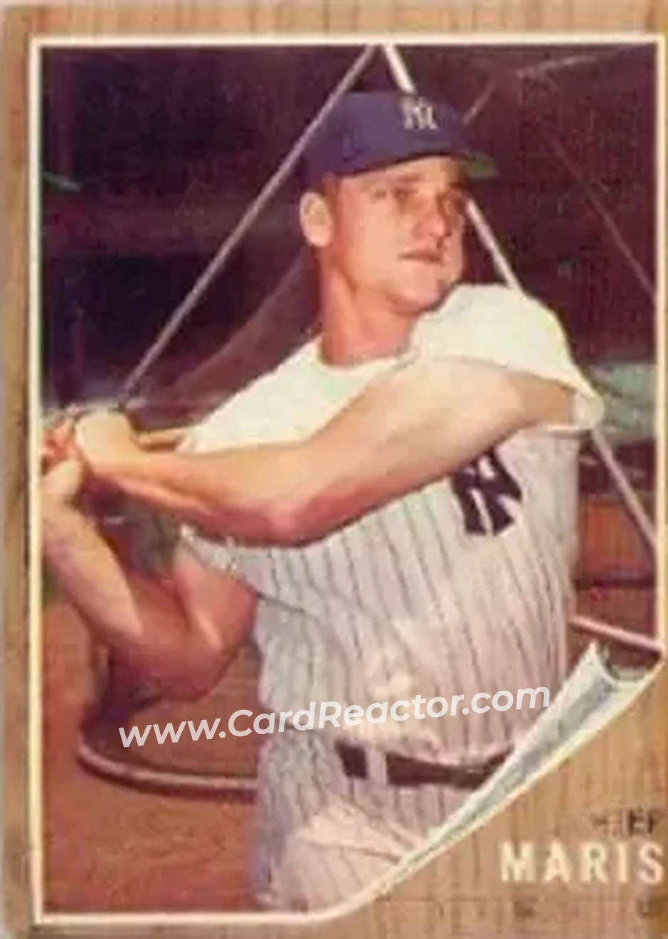 1962 Topps Venezuelan #1 - Roger Maris - New York Yankees - Front 1962 Topps Venezuelan #1 - Roger Maris - New York Yankees - Front