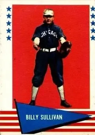 1961 Fleer Baseball Greats (F418-3) #141 - Billy Sullivan - Chicago White Sox