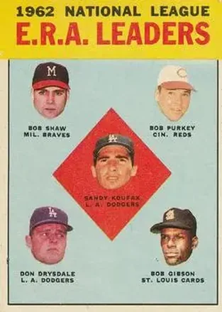 1963 Topps #5 - Bob Gibson)