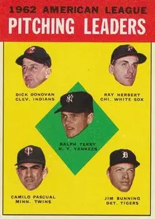 1963 Topps #8 - Jim Bunning)