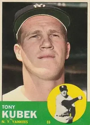 1963 Topps #20 - Tony Kubek - New York Yankees