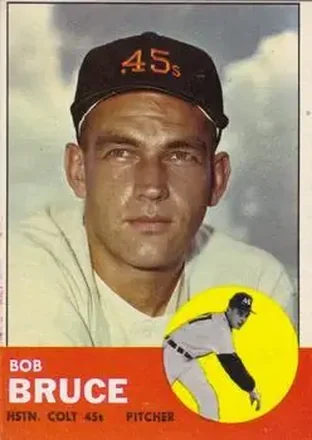1963 Topps #24 - Bob Bruce - Houston Colt .45s