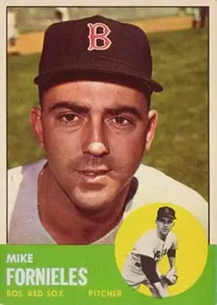 1963 Topps #28 - Mike Fornieles - Boston Red Sox