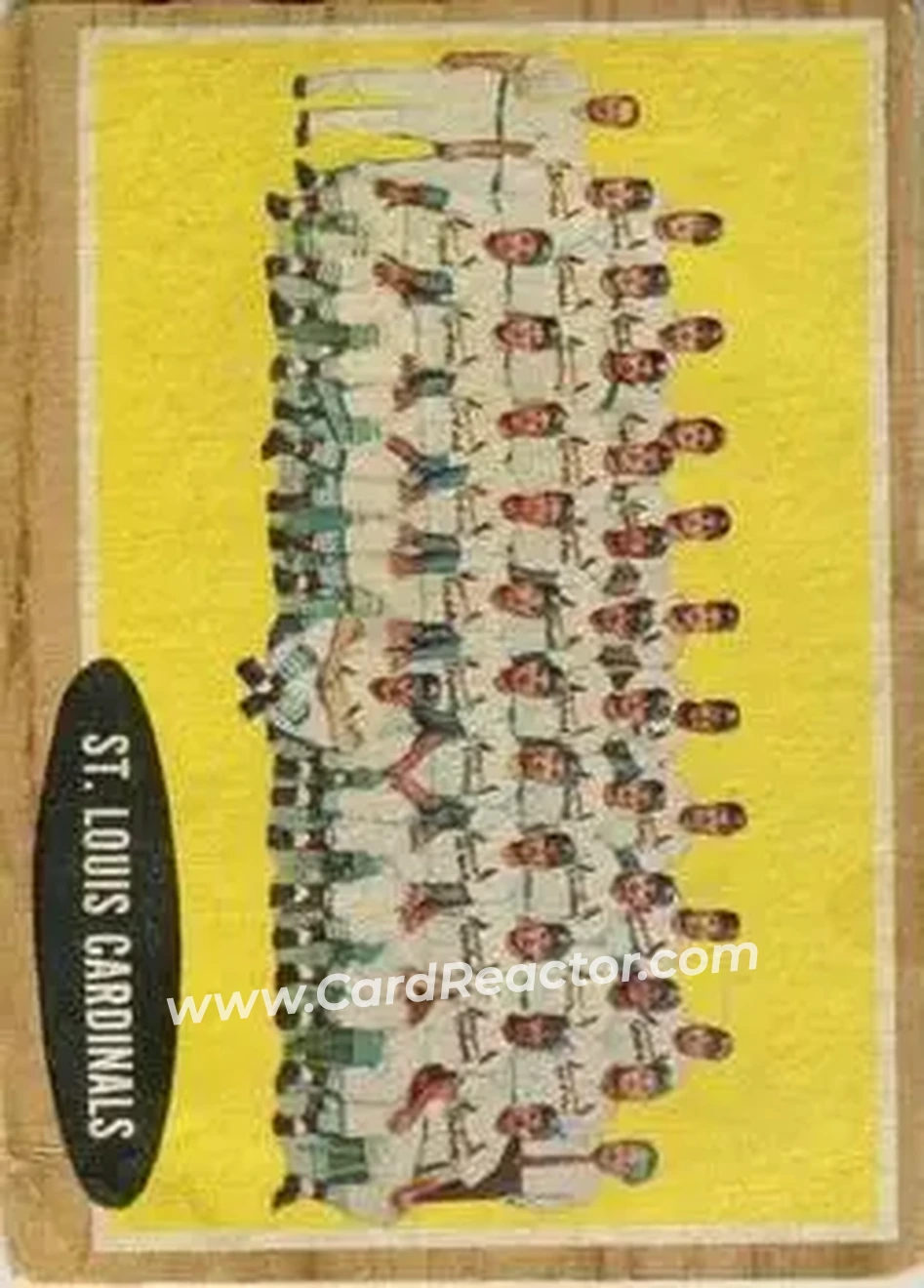 1962 Topps Venezuelan #61 - St. Louis Cardinals TC - St. Louis Cardinals - St. Louis Cardinals - Front