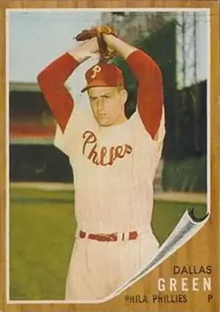 1962 Topps Venezuelan #111 - Dallas Green - Philadelphia Phillies 1962 Topps Venezuelan #111 - Dallas Green - Philadelphia Phillies