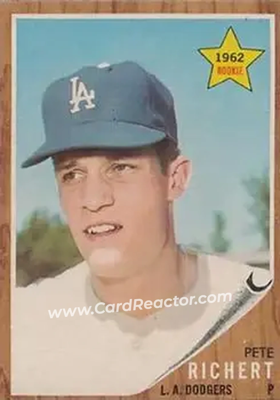 1962 Topps Venezuelan #131 - Pete Richert - Los Angeles Dodgers - Front