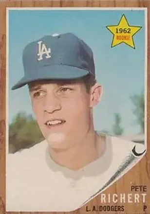 1962 Topps Venezuelan #131 - Pete Richert - Los Angeles Dodgers