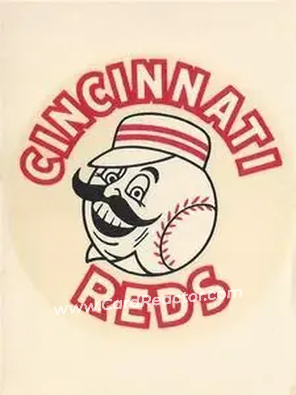 1961 Fleer Baseball Greats (F418-3) - Team Decals #NNO - Cincinnati Reds - Cincinnati Reds - Cincinnati Reds - Front 1961 Fleer Baseball Greats (F418-3) - Team Decals #NNO - Cincinnati Reds - Cincinnati Reds - Cincinnati Reds - Front