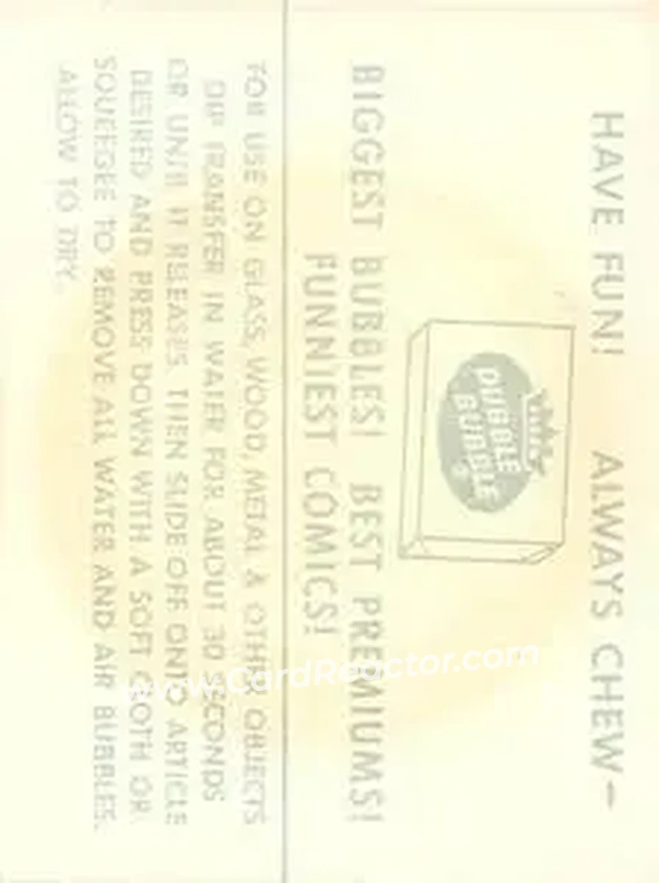 1961 Fleer Baseball Greats (F418-3) - Team Decals #NNO - Detroit Tigers - Detroit Tigers - Detroit Tigers - Back 1961 Fleer Baseball Greats (F418-3) - Team Decals #NNO - Detroit Tigers - Detroit Tigers - Detroit Tigers - Back