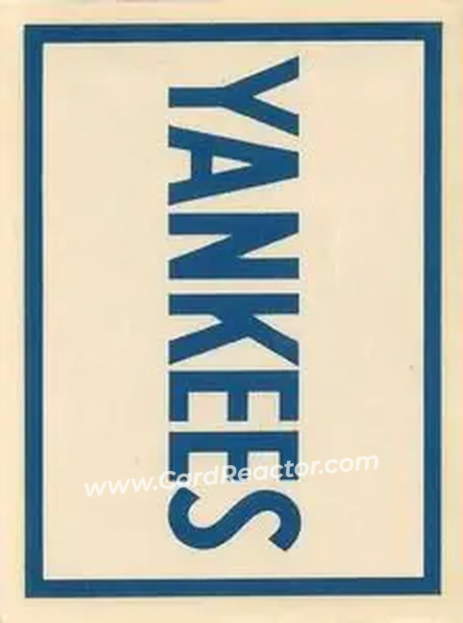 1961 Fleer Baseball Greats (F418-3) - Team Decals #NNO - New York Yankees - New York Yankees - New York Yankees - Front