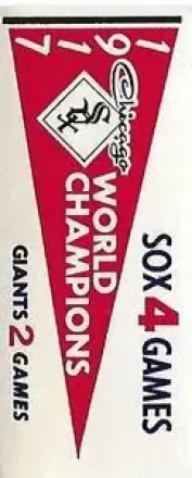 1961 Fleer Baseball Greats (F418-3) - World Series Pennant Stickers #NNO - 1917 World Series - Chicago White Sox - Chicago White Sox