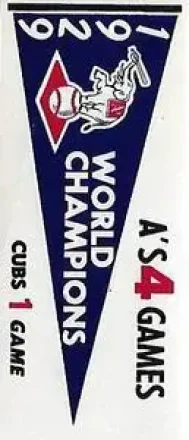 1961 Fleer Baseball Greats (F418-3) - World Series Pennant Stickers #NNO - 1929 World Series - Philadelphia Athletics - Philadelphia Athletics