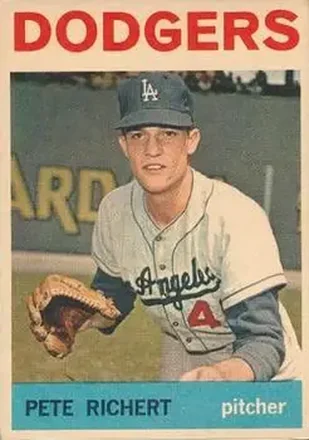 1964 Topps Venezuelan #51 - Pete Richert - Los Angeles Dodgers