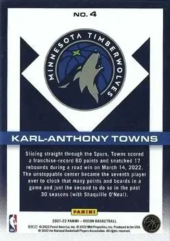 Back of Karl-Anthony Towns