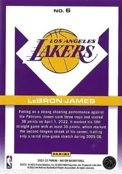 Back of LeBron James
