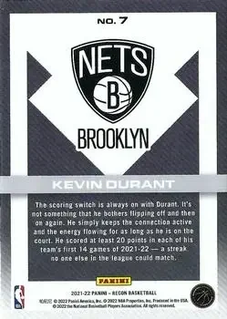 Back of Kevin Durant