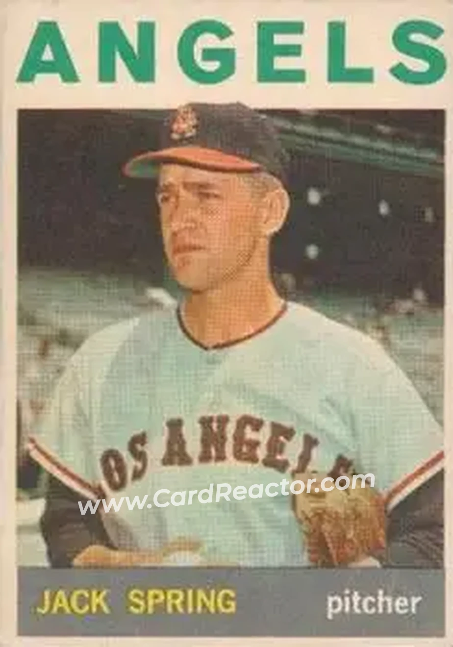 1964 Topps Venezuelan #71 - Jack Spring - Los Angeles Angels - Front