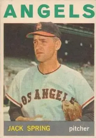 1964 Topps Venezuelan #71 - Jack Spring - Los Angeles Angels