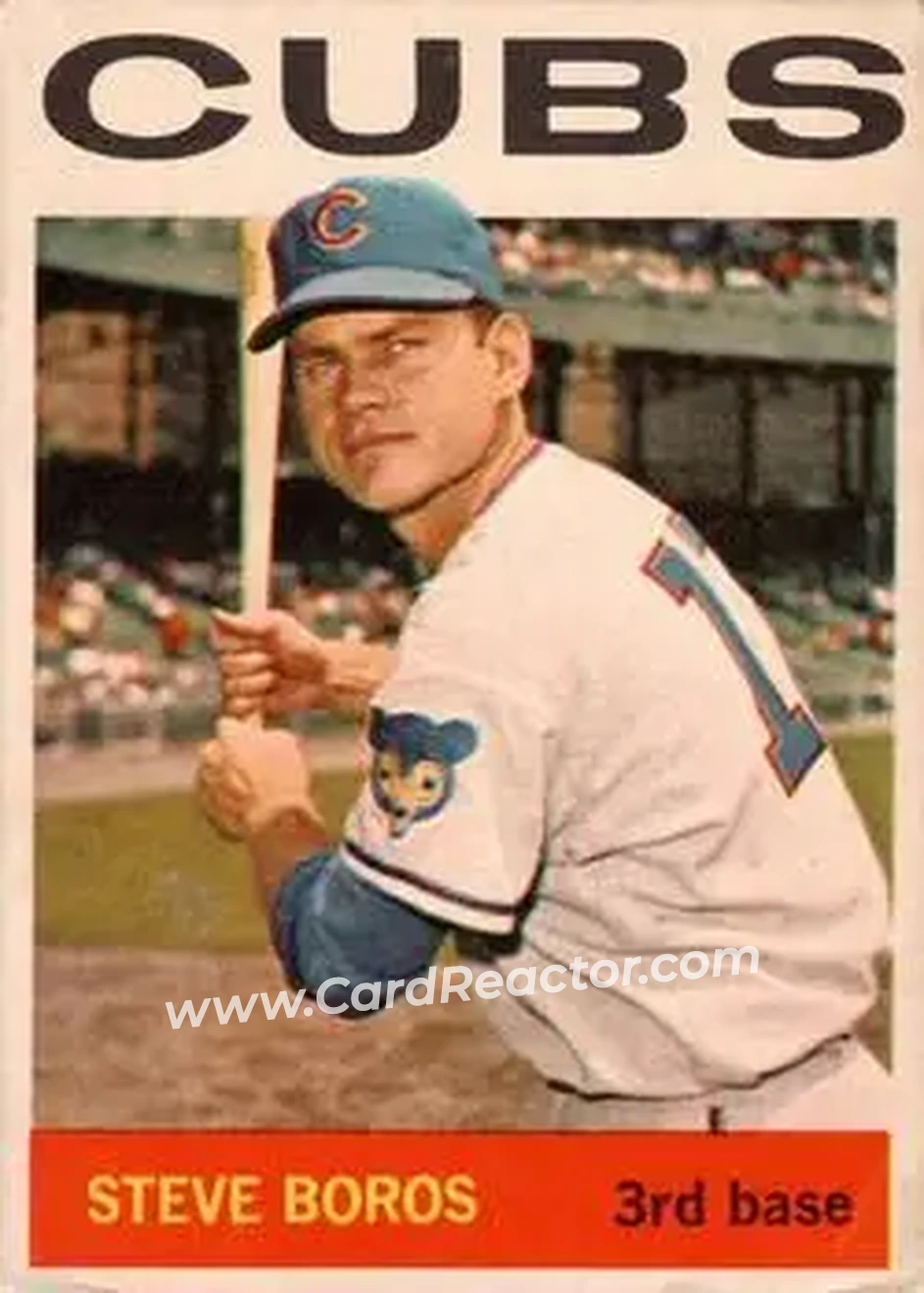 1964 Topps Venezuelan #131 - Steve Boros - Chicago Cubs - Front 1964 Topps Venezuelan #131 - Steve Boros - Chicago Cubs - Front