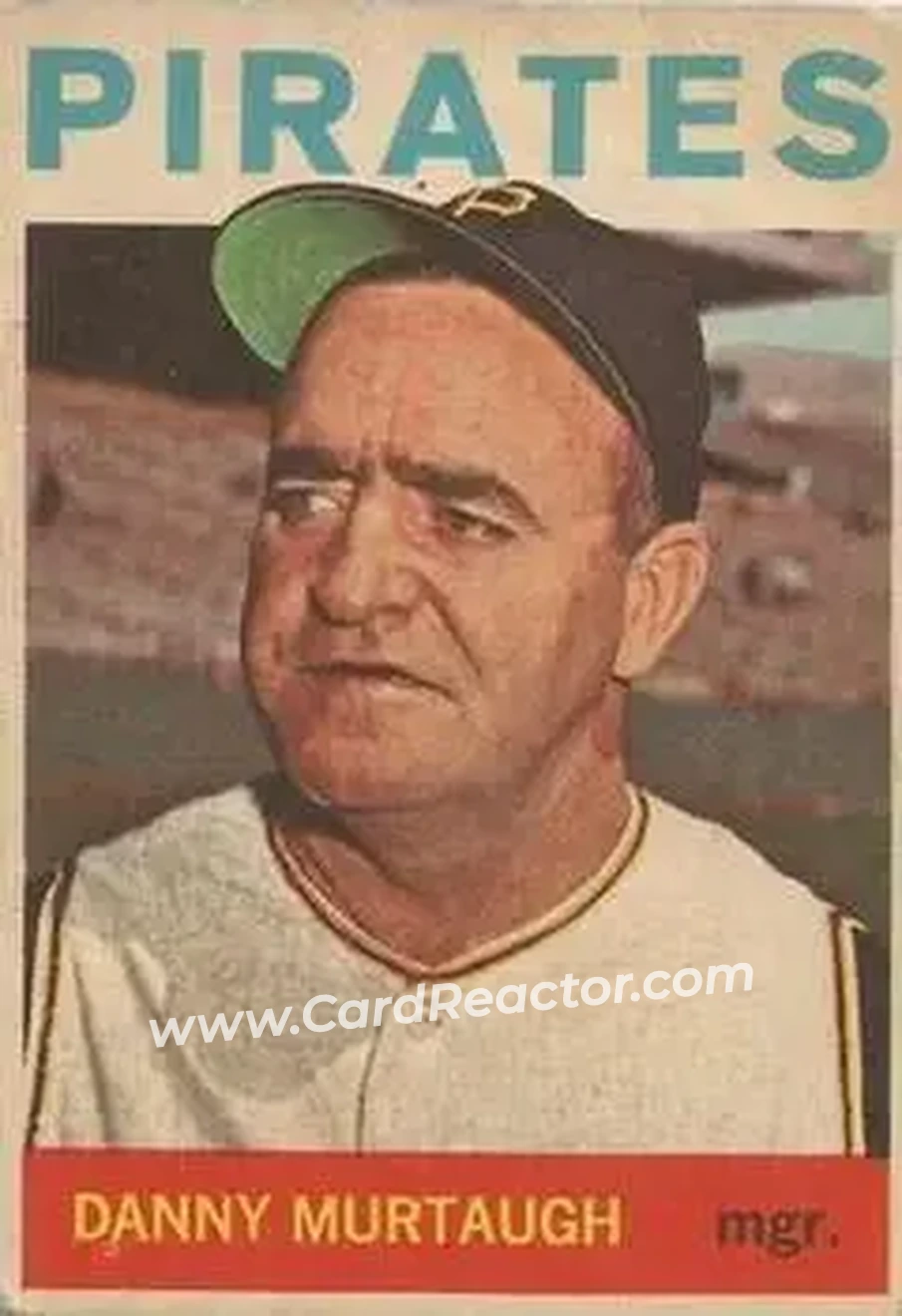 1964 Topps Venezuelan #141 - Danny Murtaugh - Pittsburgh Pirates - Front