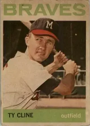 1964 Topps Venezuelan #171 - Ty Cline - Milwaukee Braves 1964 Topps Venezuelan #171 - Ty Cline - Milwaukee Braves