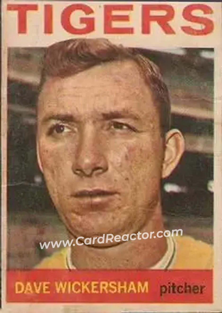 1964 Topps Venezuelan #181 - Dave Wickersham - Detroit Tigers - Front